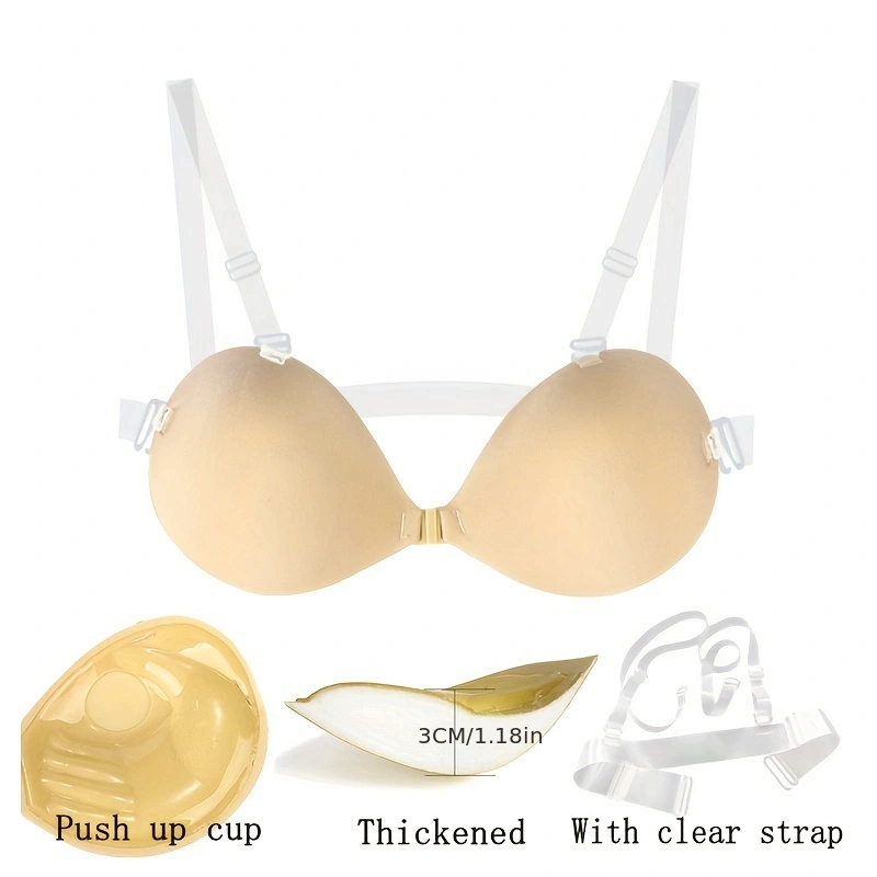 Backless Bra Sticky - Backless Strapless Sticky Bra Invisible Push