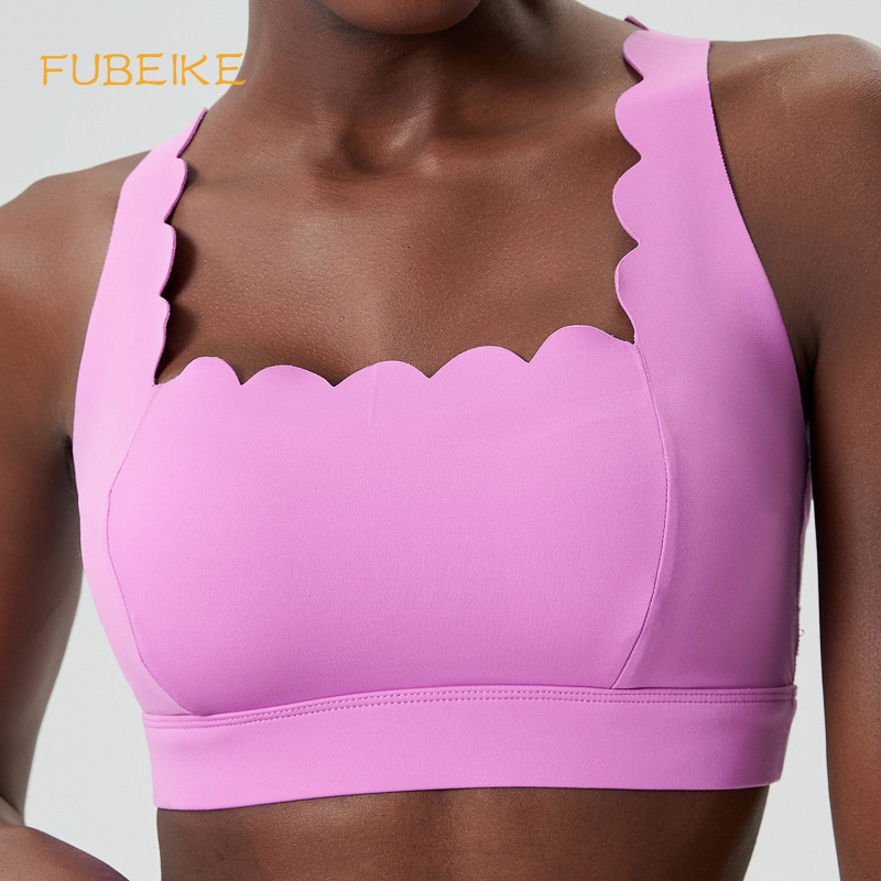 FUBEIKE Small Wave Double-Shou - Sports Bra Racerback review and price