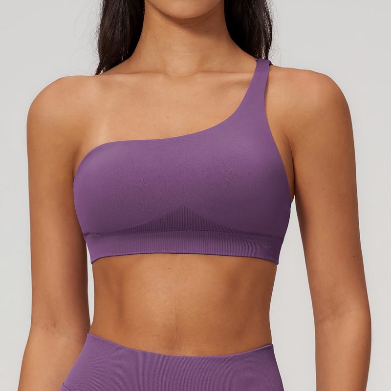 Spring Single-Shoulder Sporty  - Sports Bra Racerback review and price