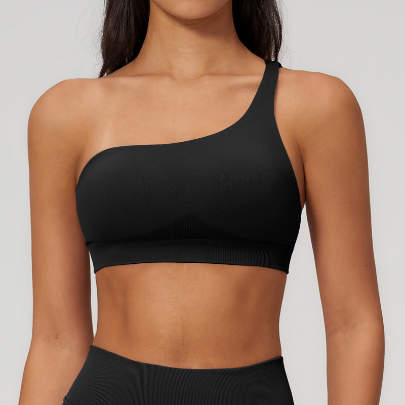 Spring Single-Shoulder Sporty  - Sports Bra Racerback review and price