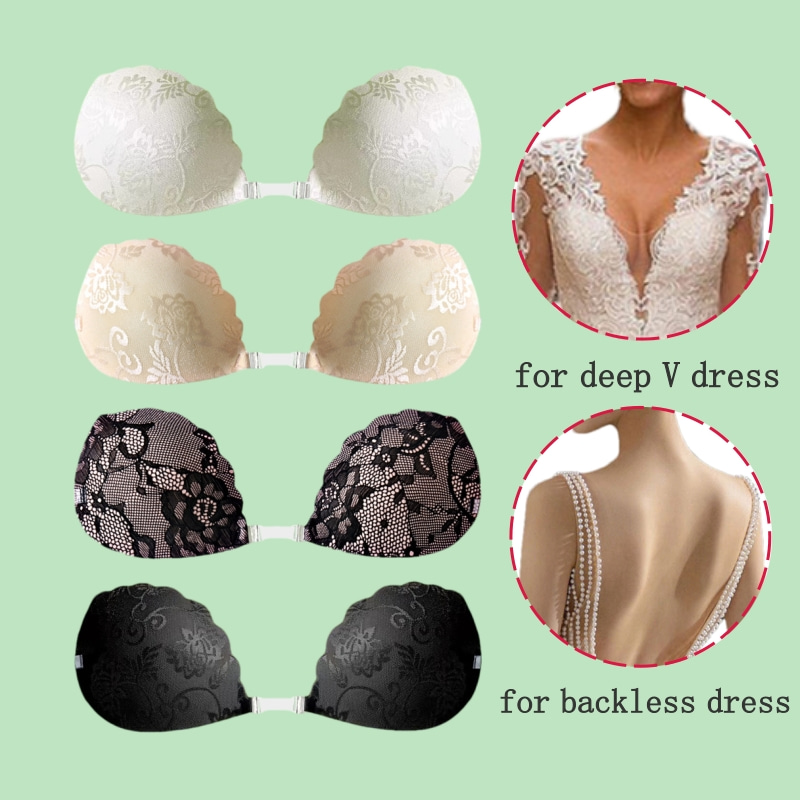 Lace Invisible Bra Backless St - Backless Bra Sticky review and price