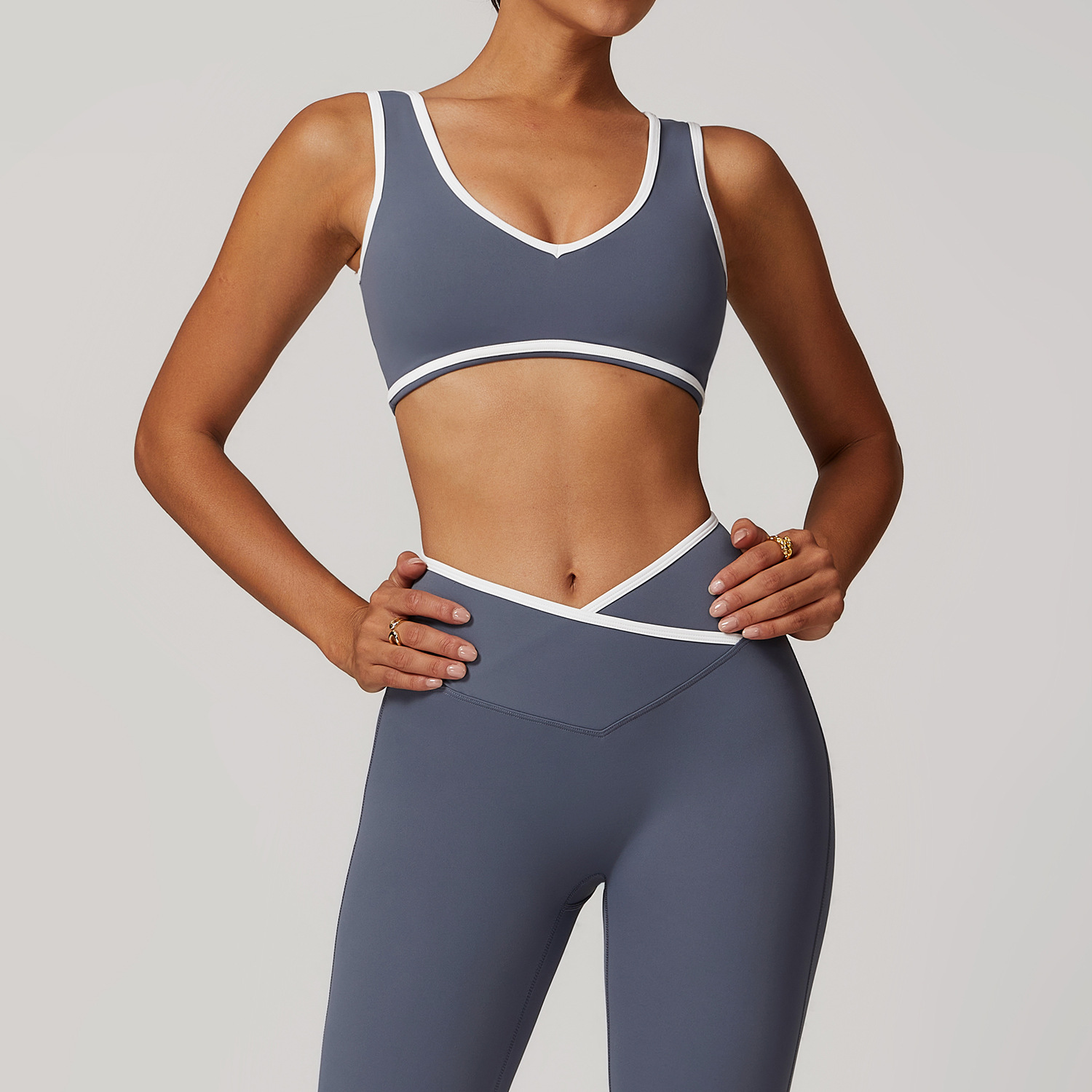 V-Neck Sports Bra Women Top Pu - Minimizer Bra Women review and price
