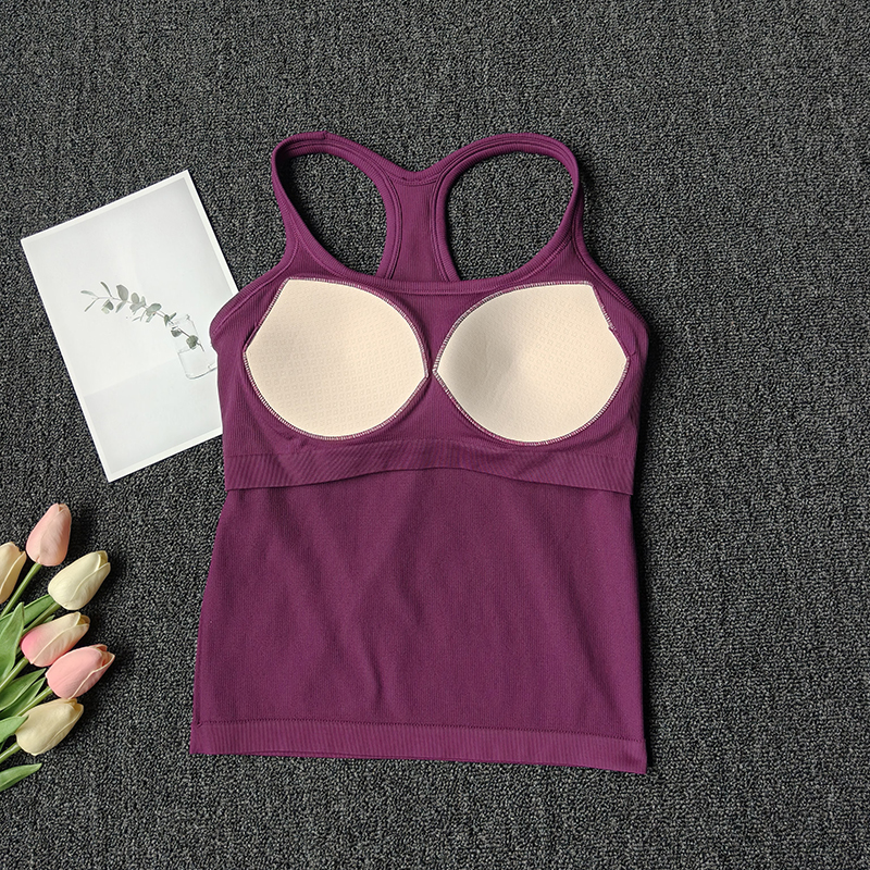 Summer Women's Yoga Camisole S - T Shirt Bra Seamless review and price