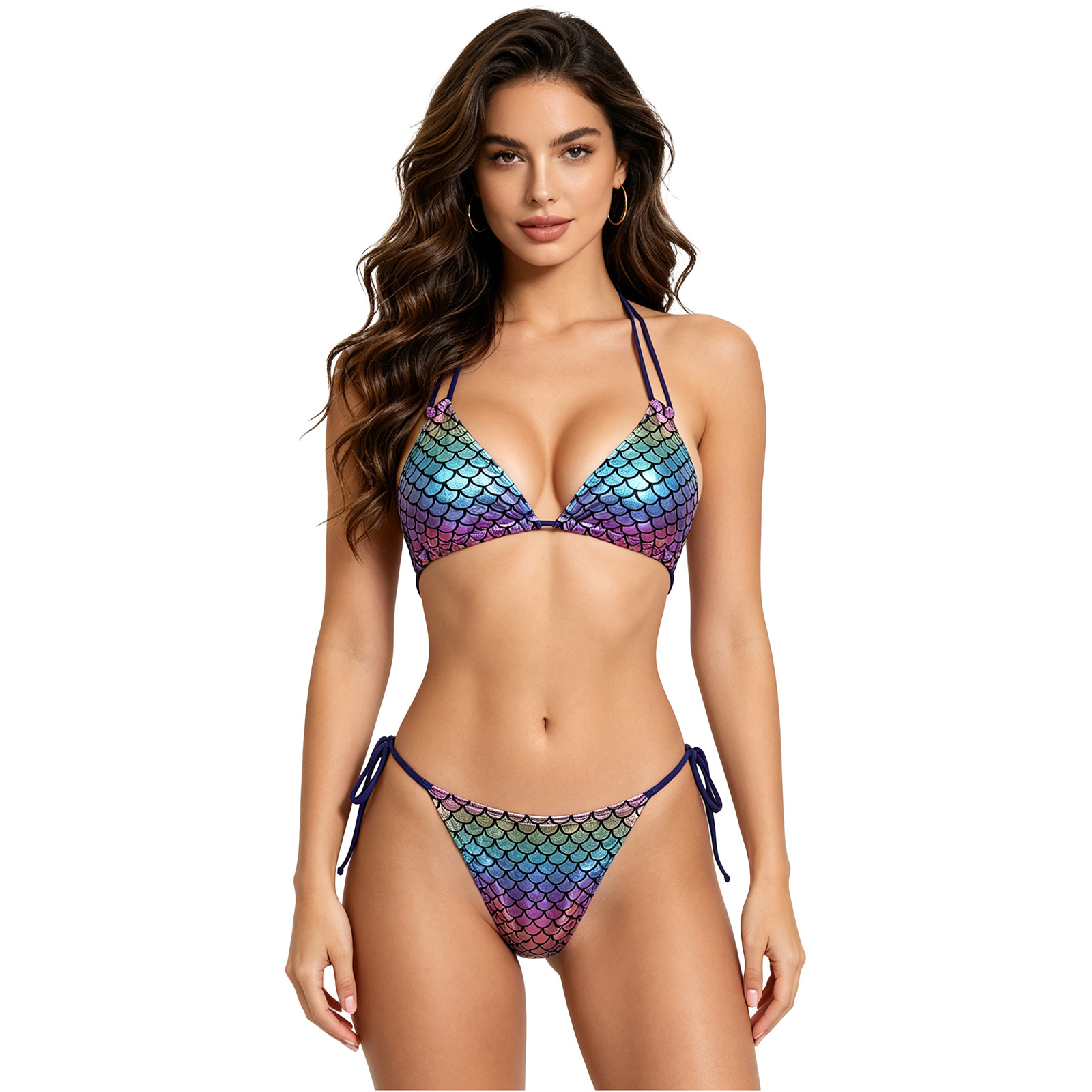 Women's Mermaid Bikini Swimsui - Underwire Bra Padded review and price