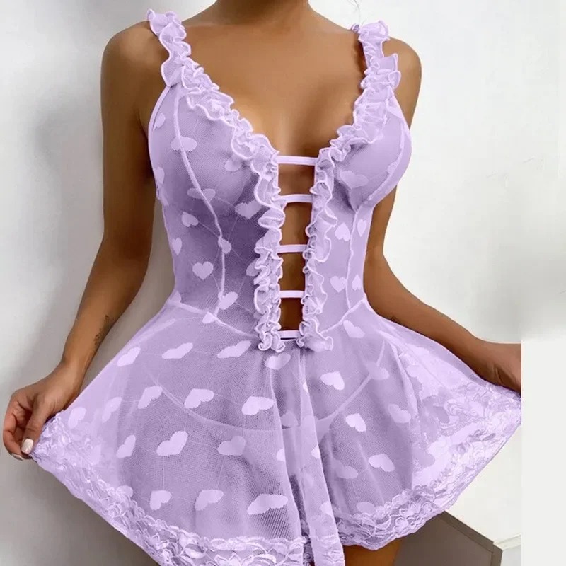 Nighty for Ladies Hot Romantic - Sheer Mesh Bra review and price
