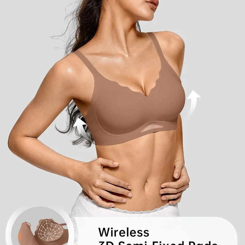 Women’s Wireless Bras Scallope - Wirefree Bra Comfort review and price