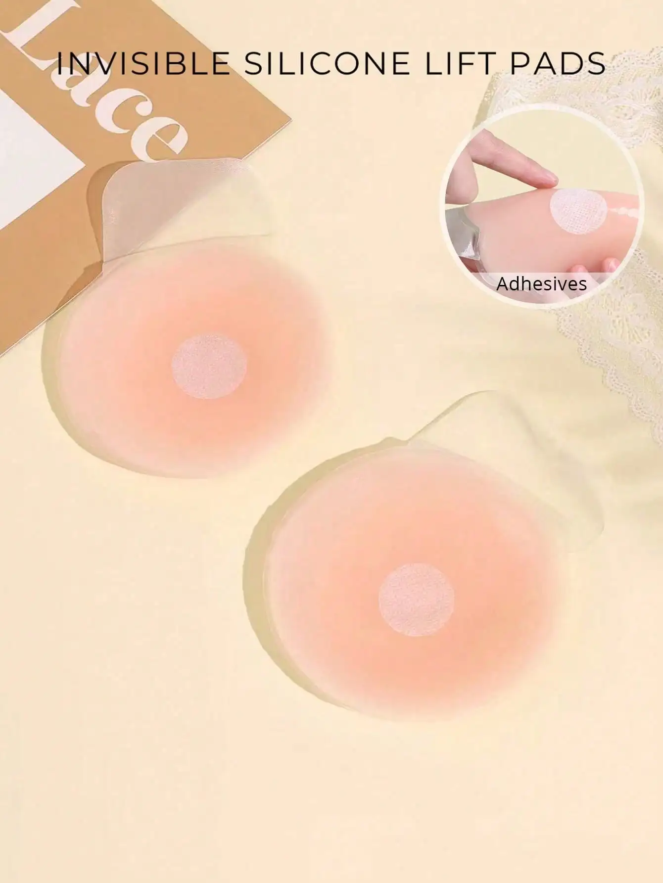 1 Pair Women's Silicone Breast - Strapless Bra Adhesive review and price