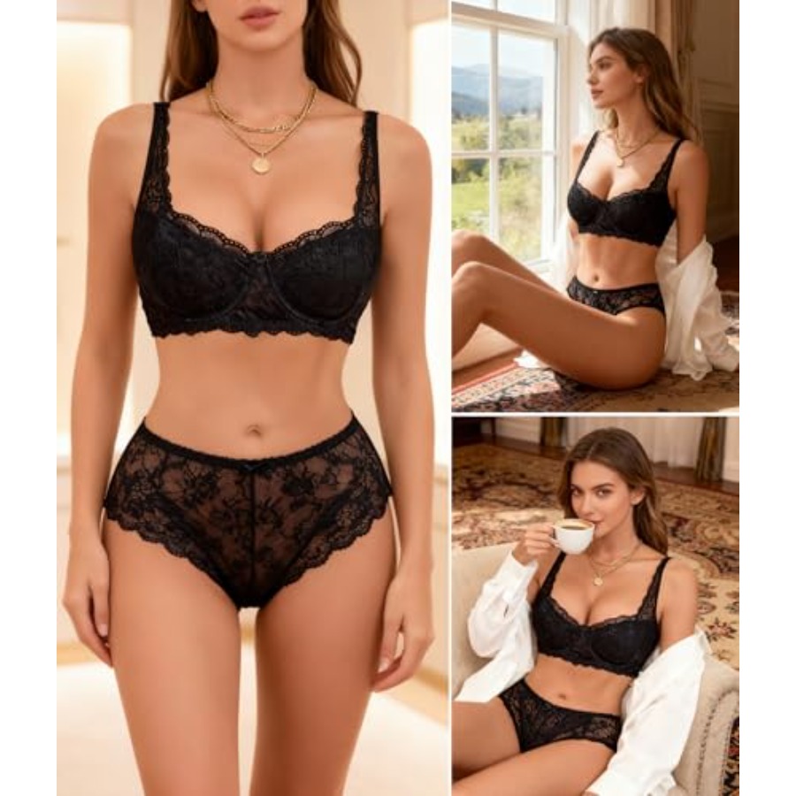 Avidlove Lace Bralettes for Wo - Demi Bra Balconette review and price